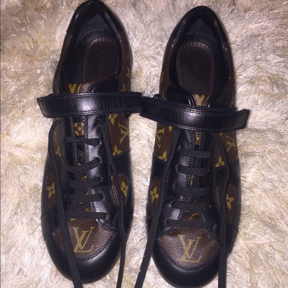 Men’s Louis Vuitton Globe-Trotter Sneakers size 9 - Picture 2 of 7